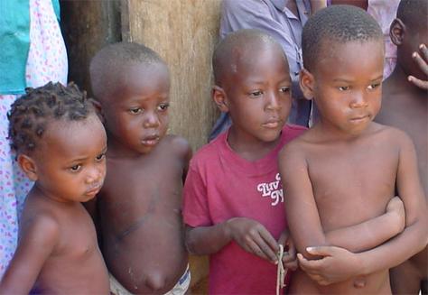 children_in_the_village_of_Terrier_Rouge_Haiti
